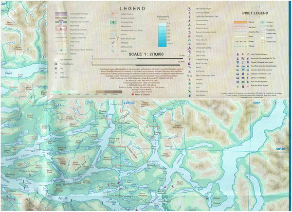 International Travel Map Vancouver Island: Victoria, Tofino Region - Wide World Maps & MORE! - Map - ITMB Publishing, Ltd. - Wide World Maps & MORE!