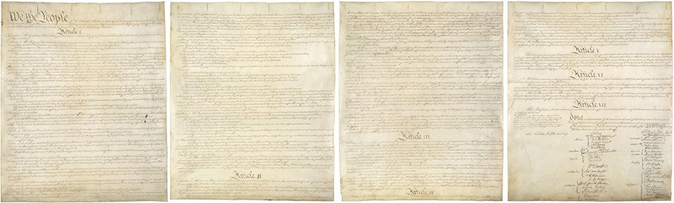 Constitution of the United States of America, Paper/Non-Laminated - Wide World Maps & MORE! - Poster - Wide World Maps & MORE! - Wide World Maps & MORE!