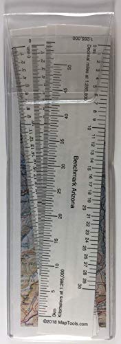 MapTools Product -- Ruler Set for Benchmark™ Road & Recreation Atlases -  Western States