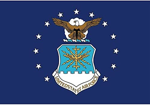 United States Air Force Official Flag Single Side 5'×3' Rough Tex 150D Nylon - Wide World Maps & MORE!