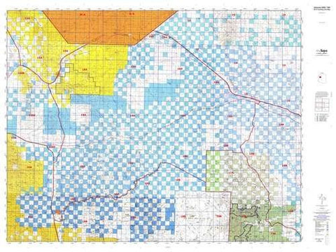 Arizona 18A Hunt Area / Game Management Unit (GMU) Map - Wide World Maps & MORE! - Map - MyTopo - Wide World Maps & MORE!