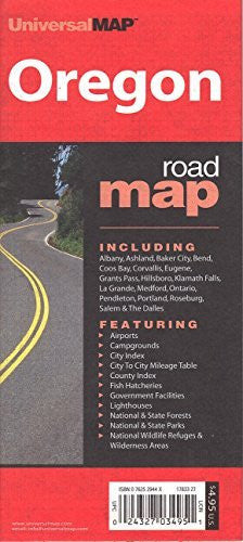 Oregon State Map - Wide World Maps & MORE! - Map - UniversalMAP - Wide World Maps & MORE!