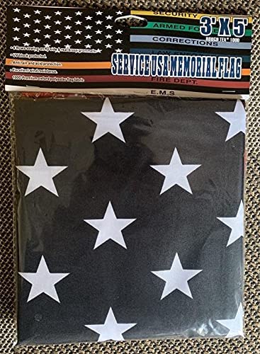 5' × 3' Rough Tex 150D Nylon USA Service Flag - Wide World Maps & MORE!