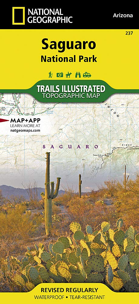Saguaro National Park (National Geographic Trails Illustrated Map 237) - Wide World Maps & MORE! - Map - National Geographic Maps - Wide World Maps & MORE!
