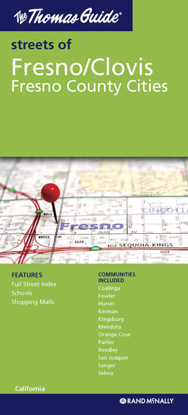 The Thomas Guide Streets Of Fresno/Clovis: Fresno County Cities | Wide ...