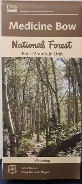 Medicine Bow National Forest Pole Mountain Unit Map | Wide World Maps ...
