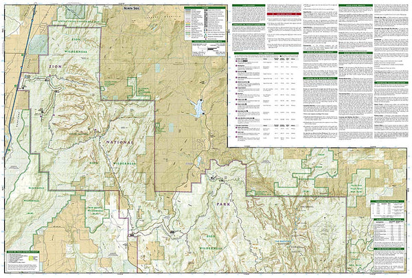 Zion National Park (National Geographic Trails Illustrated Map 214) - Wide World Maps & MORE! - Map - National Geographic Maps - Wide World Maps & MORE!