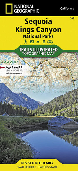 Sequoia and Kings Canyon National Parks (National Geographic Trails Illustrated Map, 205) - Wide World Maps & MORE!