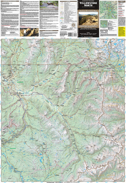 Yellowstone North Outdoor Recreation Map (Wyoming | Montana) - Wide World Maps & MORE!