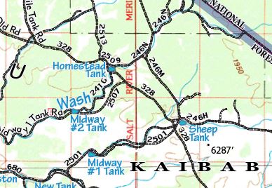 Arizona Hunt Unit 09 Hunting / Recreation Map - Wide World Maps & MORE!