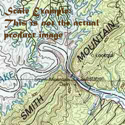 Mogollon Mountains Surface Management Status 1:100,000-Scale Topographic Map (New Mexico) - Wide World Maps & MORE!