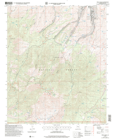 PINAL PEAK, AZ 7.5' 2004 - Wide World Maps & MORE!