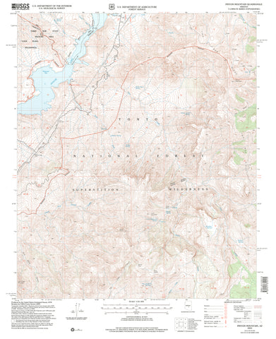 Pinyon MOUNTAIN, AZ 7.5' 2004 - Wide World Maps & MORE!