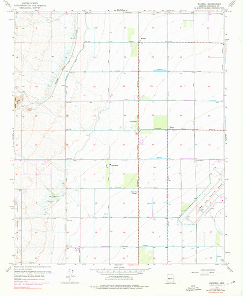 WADDELL 7.5' [Map] United States Geological Survey - Wide World Maps & MORE!