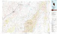 Elko, Nevada 1:100,000-Scale Metric Topographic Map