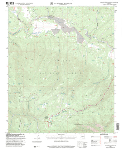 HANNAGAN MEADOW 7.5' 1997 [Map] United States Geological Survey - Wide World Maps & MORE!