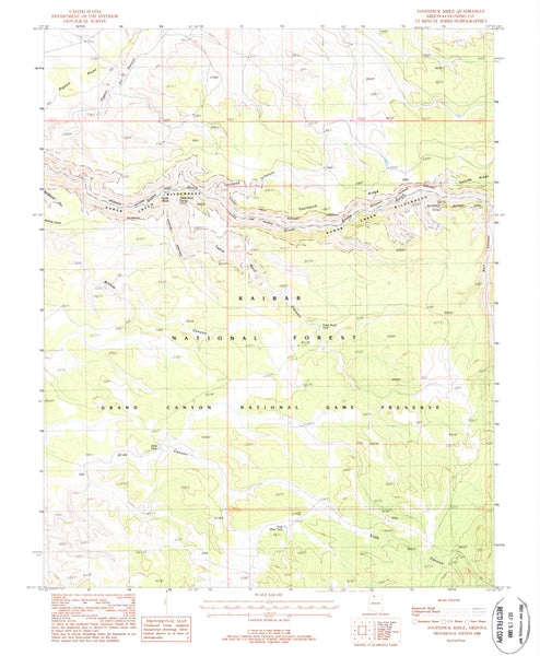 TOOTHPICK RIDGE, AZ (7.5'×7.5' Topographic Quadrangle)