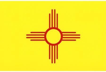 New Mexico Flag Decal for Auto, Truck, or Boat (1-Pack) - Wide World Maps & MORE!