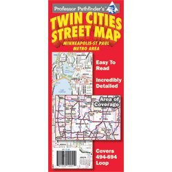 Twin Cities Street Map (494/694 loop) Hedberg Maps