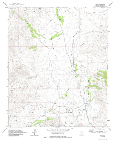Date, AZ (7.5'×7.5' Topographic Quadrangle) - Wide World Maps & MORE!