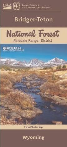 Bridger-Teton National Forest: Pinedale Ranger District and Bridger Wilderness [Map]