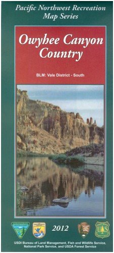 Map: Owyhee Canyon Country - Vale District South [Paperback] BLM, Forest Service