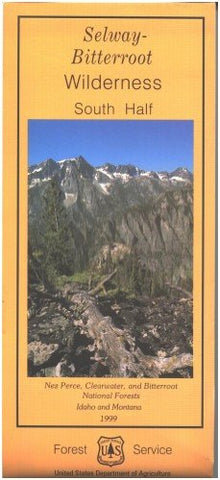 Map: Selway-Bitterroot Wilderness South Half [Paperback] Forest Service