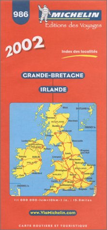 Michelin Great Britain & Ireland Map No. 986, 20e [Map] Collectif