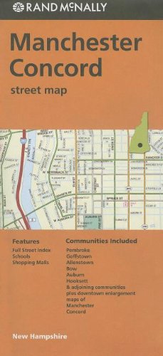 Rand Mcnally Folded Map: Manchester and Concord [Map] Rand McNally