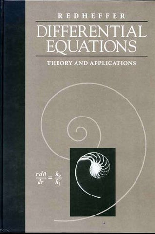 Differential Equations: Theory And Applications Redheffer, Raymond M.