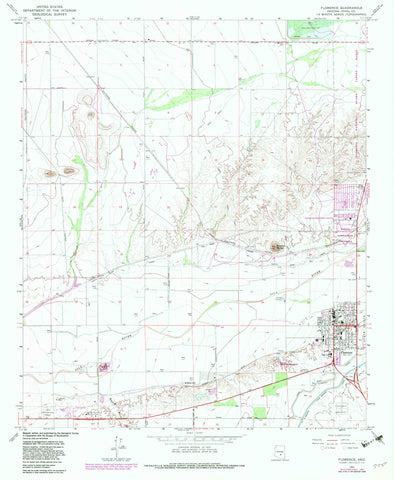 Florence 7.5' [Map] United States Geological Survey - Wide World Maps & MORE!