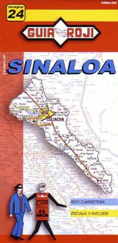 Sinaloa State Map by Guia Roji (English and Spanish Edition) Guia Roji - Wide World Maps & MORE!