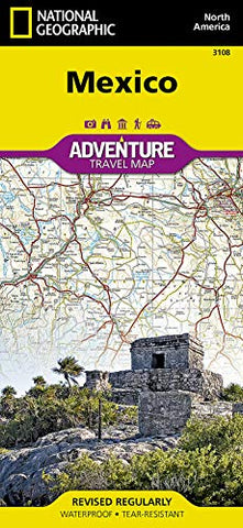 Mexico (Adventure Travel Map, 3108)