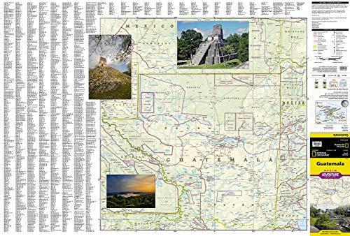 Guatemala Map (National Geographic Adventure Map, 3110) [Map] National Geographic Maps