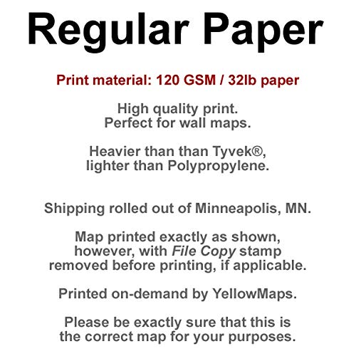 YellowMaps Las Vegas NV topo map, 1:250000 Scale, 1 X 2 Degree, Historical, 1954, Updated 1971, 21.9 x 32.1 in - Wide World Maps & MORE!