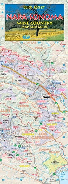 Quick Access Napa – Sonoma Wine Country Map & Guide