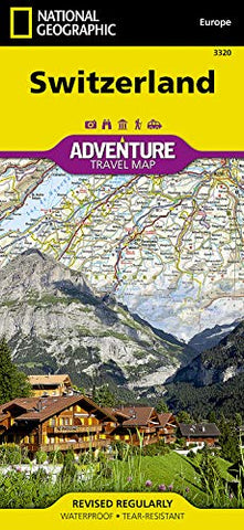 Switzerland Map (National Geographic Adventure Map, 3320) [Map] National Geographic Maps