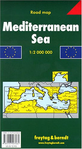 Mediterranean Sea (English, French and German Edition) Freytag & Berndt - Wide World Maps & MORE!