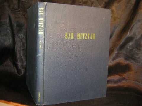BAR MITZVAH -ABRAHAM I. KATSH REFERENCE RELIGION [Unknown Binding] Unknown - Wide World Maps & MORE!