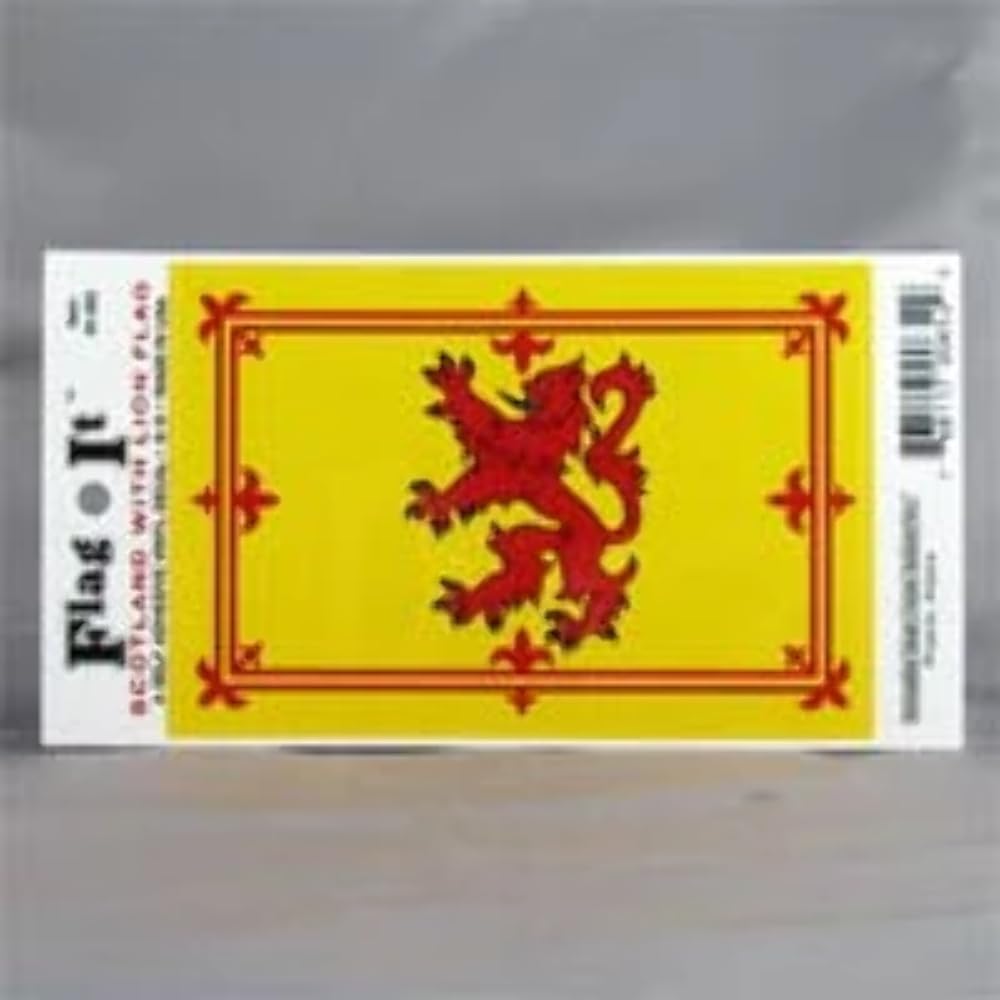 Scotland-Lion Flag Decal for Auto, Truck, or Boat