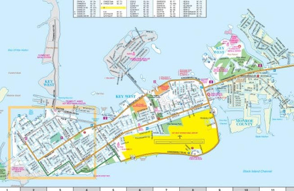 Street Map Florida Keys / Key West / Upper & Lower Keys (Florida)