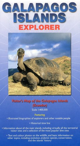 Galapagos Islands Explorer Map by Ocean Explorer Maps Nigel Sitwell