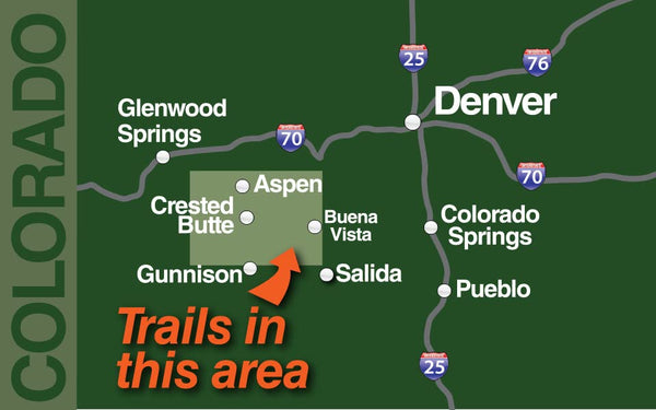 Off-Highway Map for Taylor Park, Crested Butte Colorado [Map] FunTreks Guidebooks and Matt Peterson - Wide World Maps & MORE!