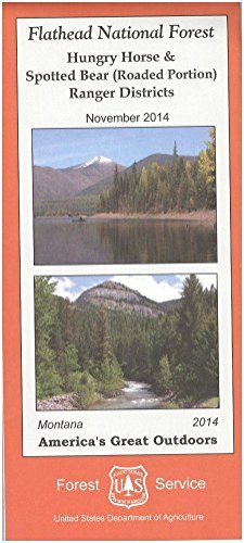 Map: Flathead NF Hungry Horse & Spotted Bear Ranger Districts [Paperback] Forest Service