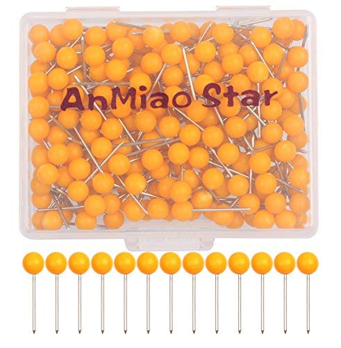 AnMiao Star 200Pcs 1/8 Inch Map Tacks - Wide World Maps & MORE!