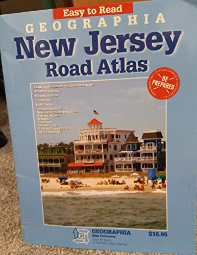 Easy to Read Geographia New Jersey Road Atlas [Staple Bound] Staff