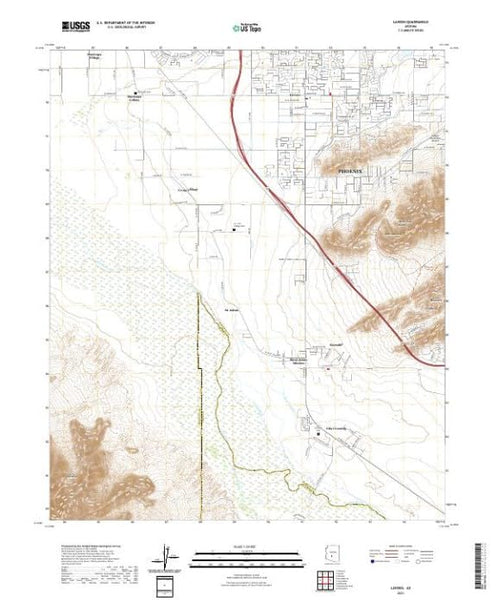 Laveen, Arizona (US Topo 7.5'×7.5' Topographic Quadrangle)