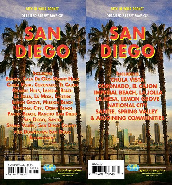 San Diego, California Street Map [Map] Global Graphics - Wide World Maps & MORE!