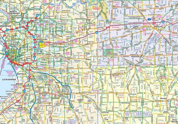 Western New York State Regional Map [Map] GM Johnson