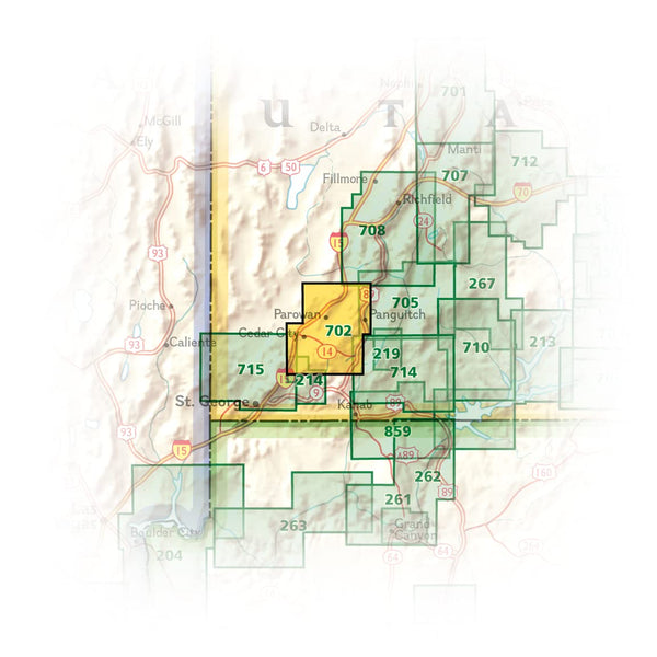 Cedar City | Markagunt Plateau (Trails Illustrated Map #702)